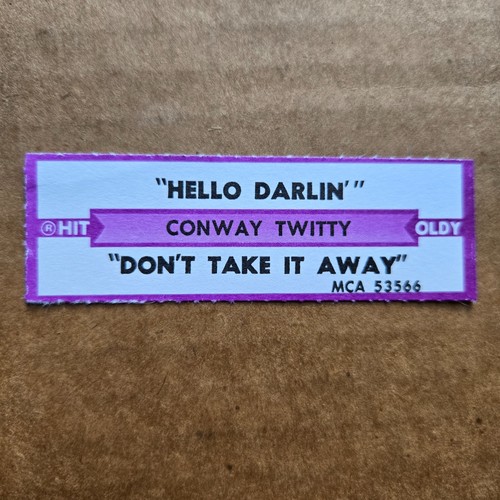 Conway twitty hello - conway,