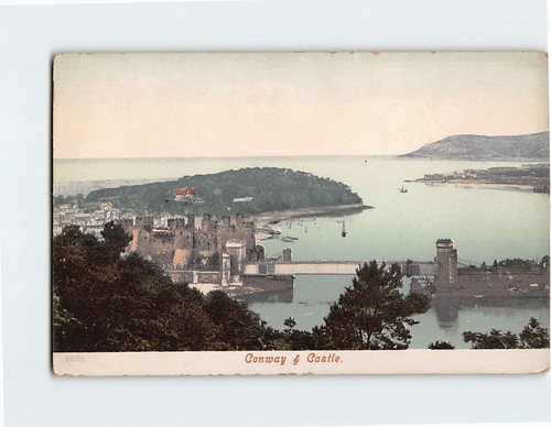 Postcard conway castle - conway, &